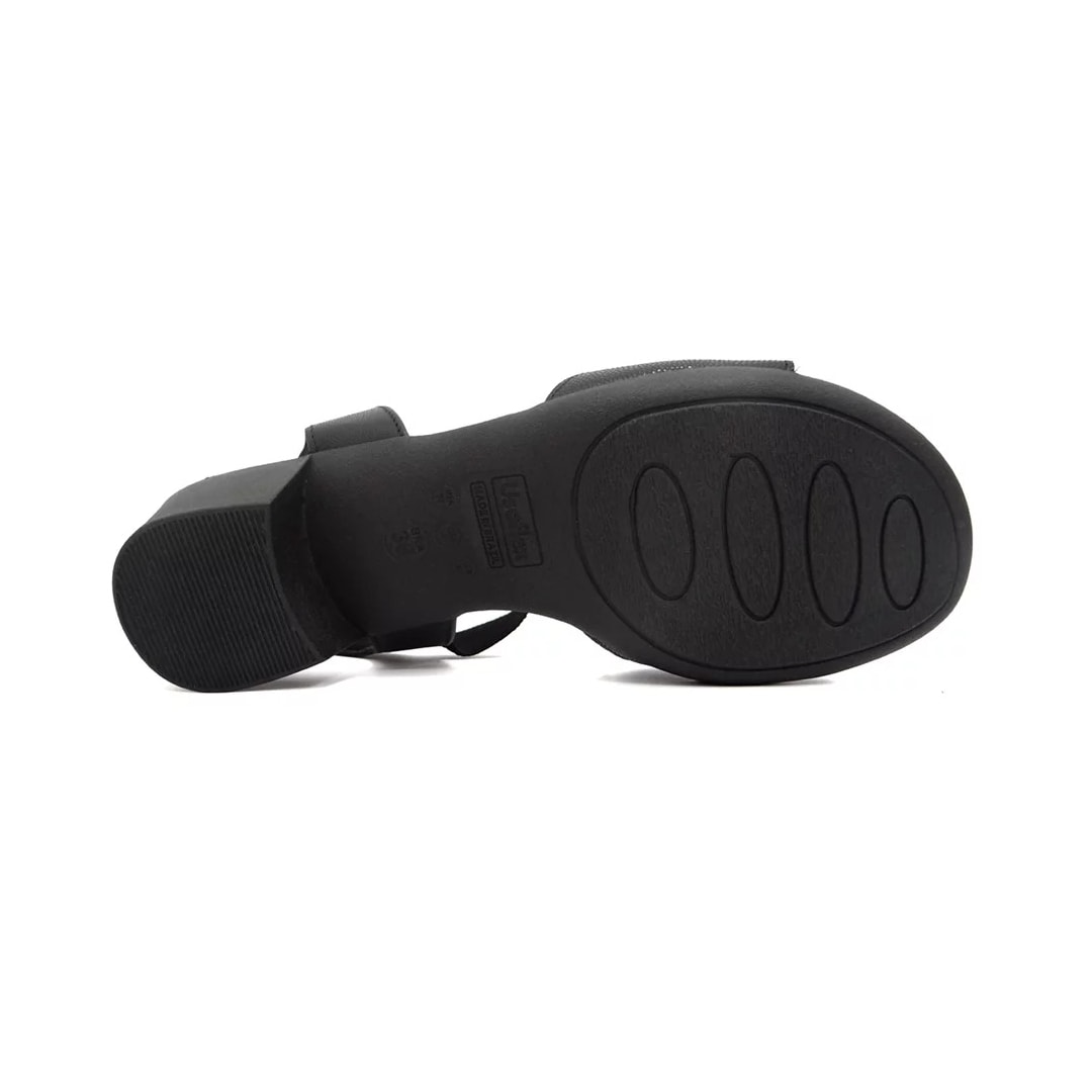 Sandália Usaflex Salto Bloco Baixo Mm0801 Preto Sandália Usaflex Salto Bloco Baixo Mm0801 Preto