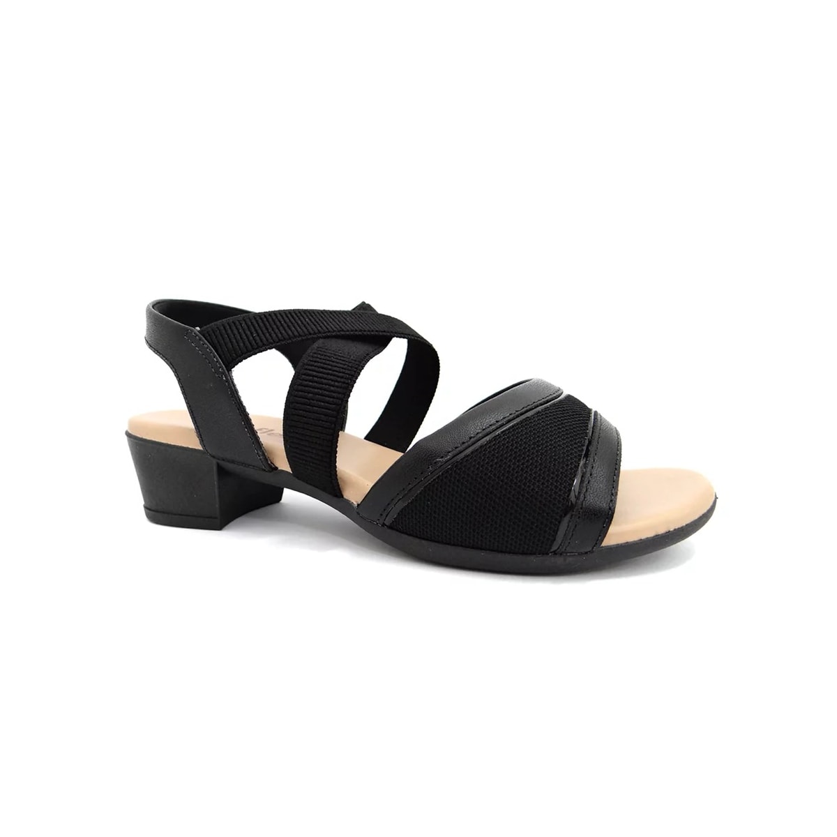 Sandália Usaflex Salto Bloco Mm0803 Preto Sandália Usaflex Salto Bloco Mm0803 Preto