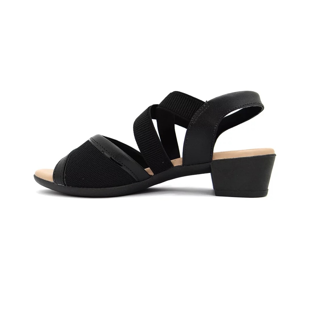 Sandália Usaflex Salto Bloco Mm0803 Preto Sandália Usaflex Salto Bloco Mm0803 Preto