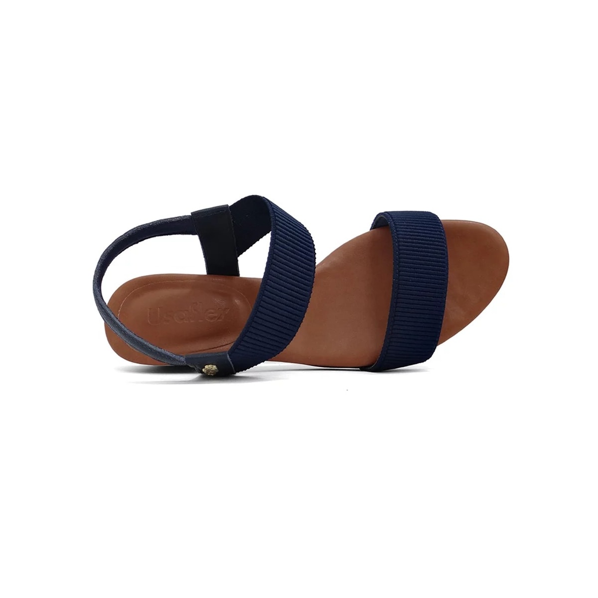 Sandália Usaflex Salto Médio Grosso Y8204 New Blue Opaco Sandália Usaflex Salto Médio Grosso Y8204 New Blue Opaco