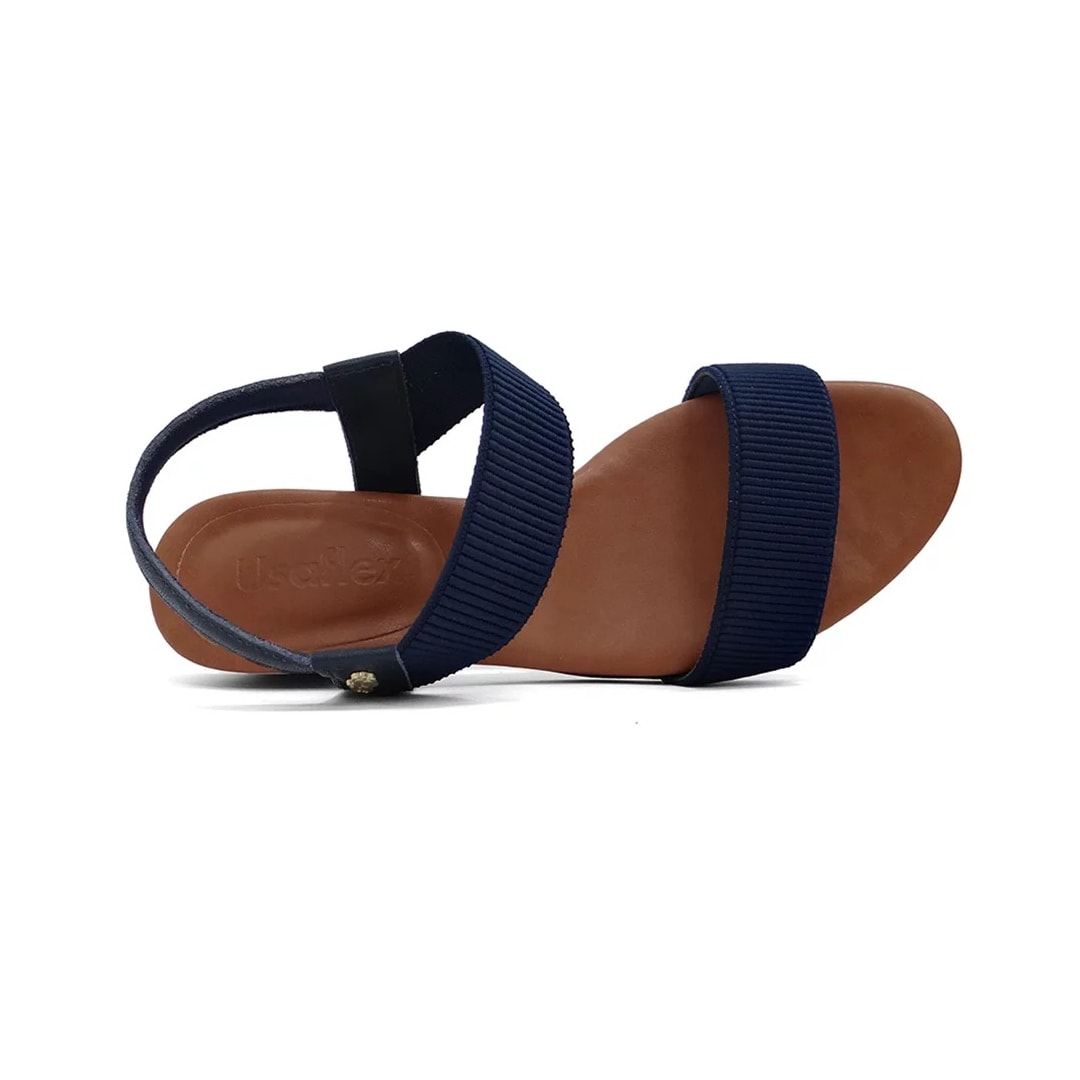 Sandália Usaflex Salto Médio Grosso Y8204 New Blue Opaco Sandália Usaflex Salto Médio Grosso Y8204 New Blue Opaco