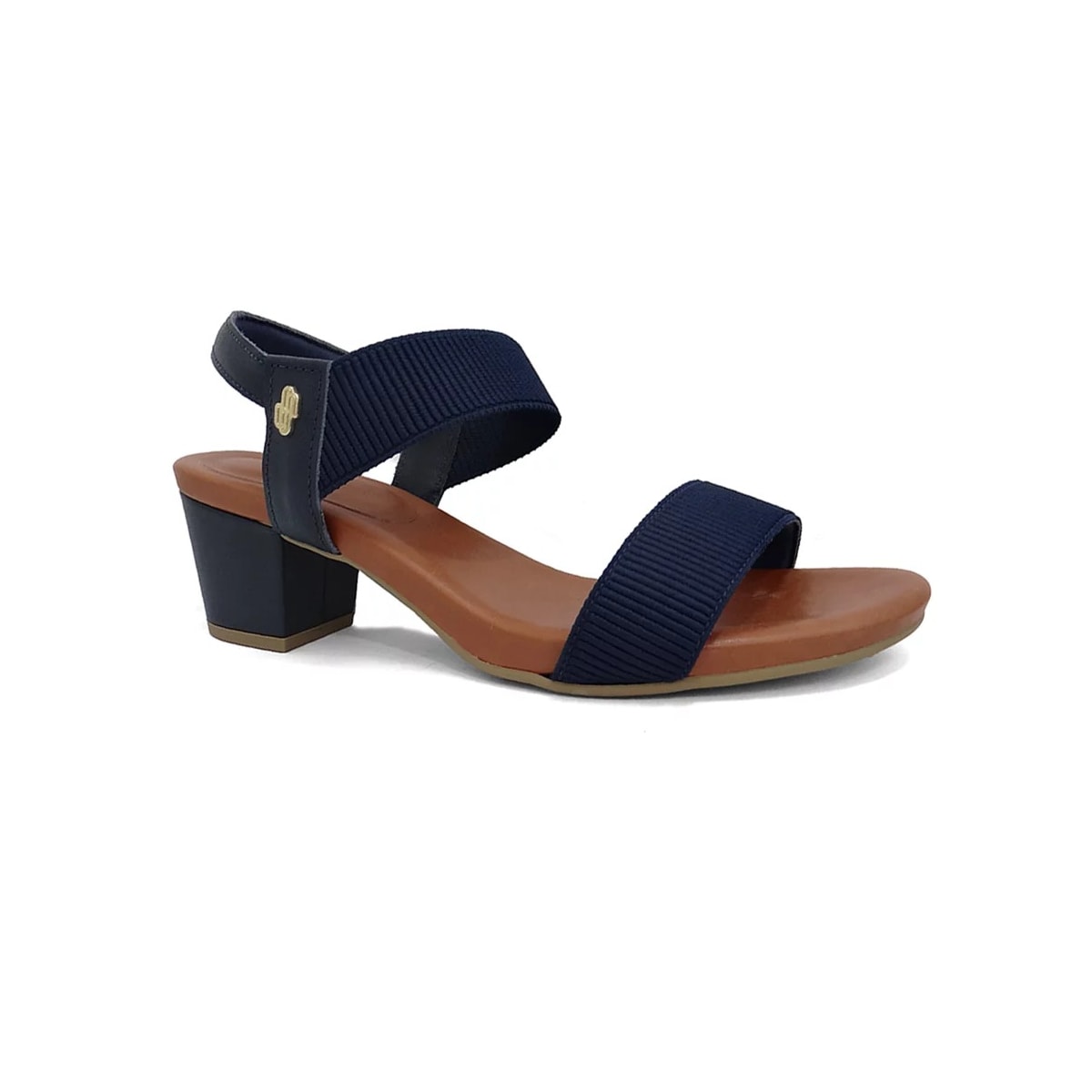 Sandália Usaflex Salto Médio Grosso Y8204 New Blue Opaco Sandália Usaflex Salto Médio Grosso Y8204 New Blue Opaco