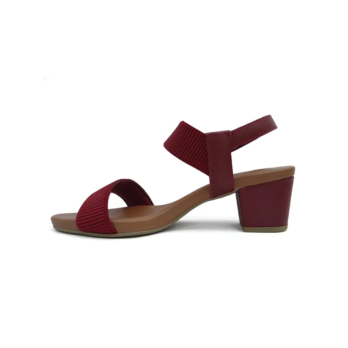 Sandália Usaflex Salto Médio Grosso Y8204 Rebu Opaco Sandália Usaflex Salto Médio Grosso Y8204 Rebu Opaco