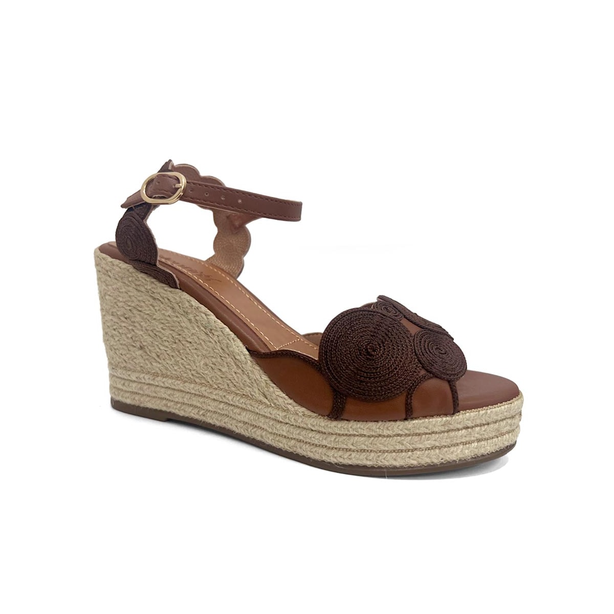 Sandália Valentina Anabela 502125 Nogueira Sandália Valentina Anabela 502125 Nogueira