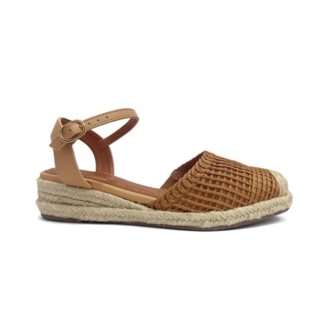 Sandália Valentina Anabela Slingback 509044 Pecan Sandália Valentina Anabela Slingback 509044 Pecan