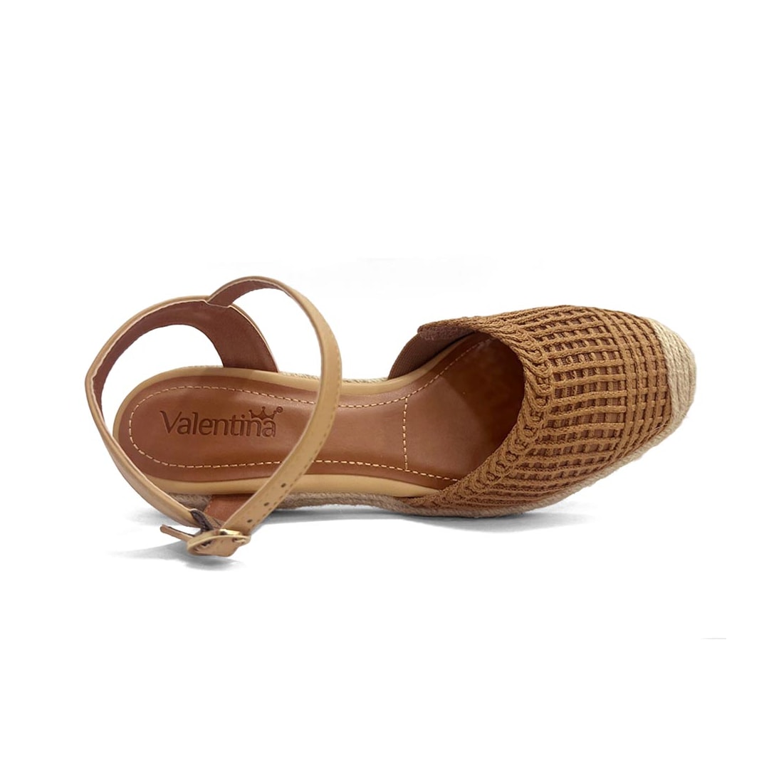 Sandália Valentina Anabela Slingback 509044 Pecan Sandália Valentina Anabela Slingback 509044 Pecan