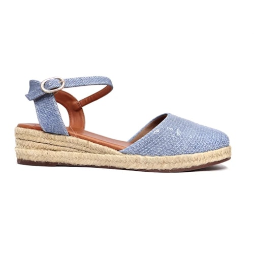 Sandália Valentina Espadrille 509018 Jeans