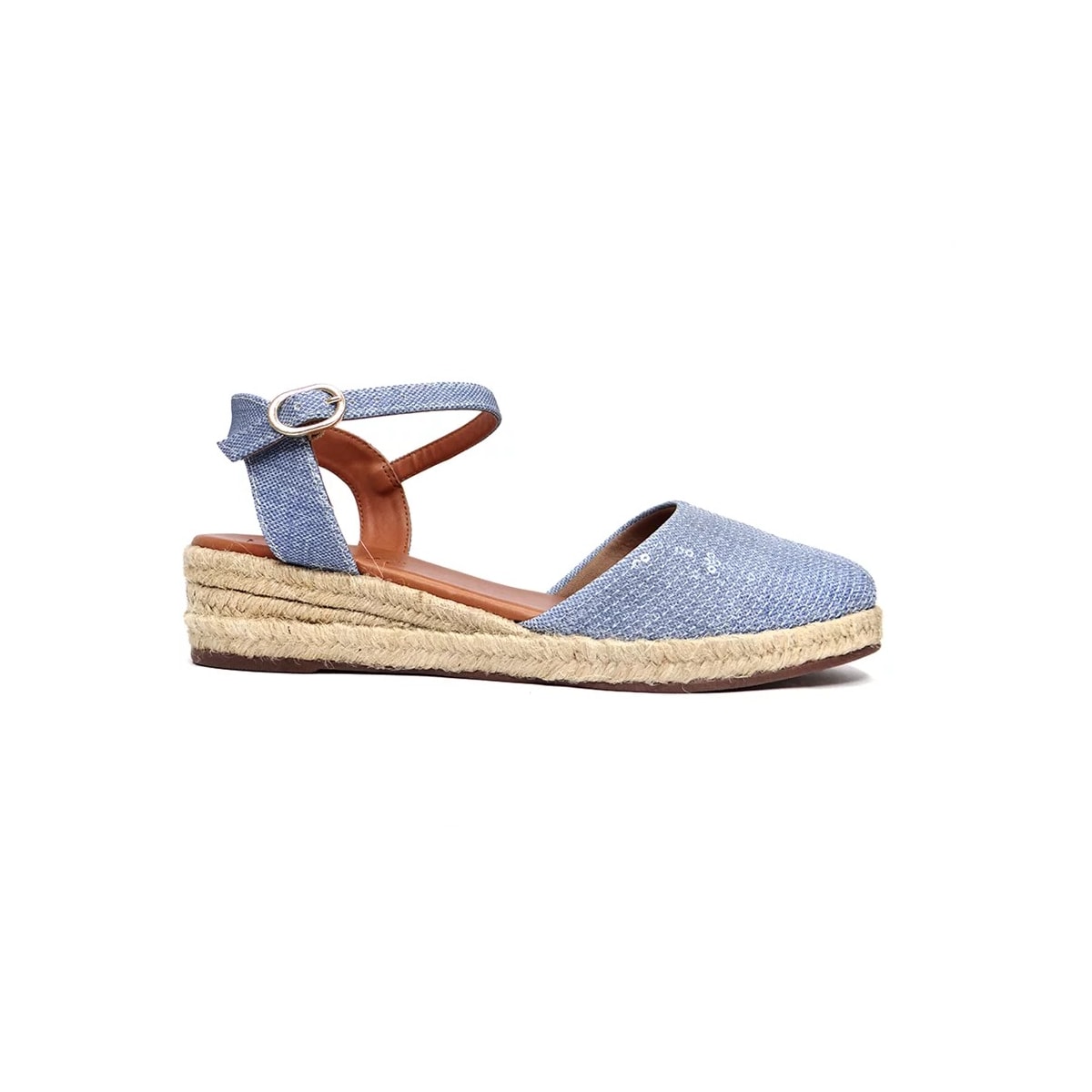 Sandália Valentina Espadrille 509018 Jeans Sandália Valentina Espadrille 509018 Jeans