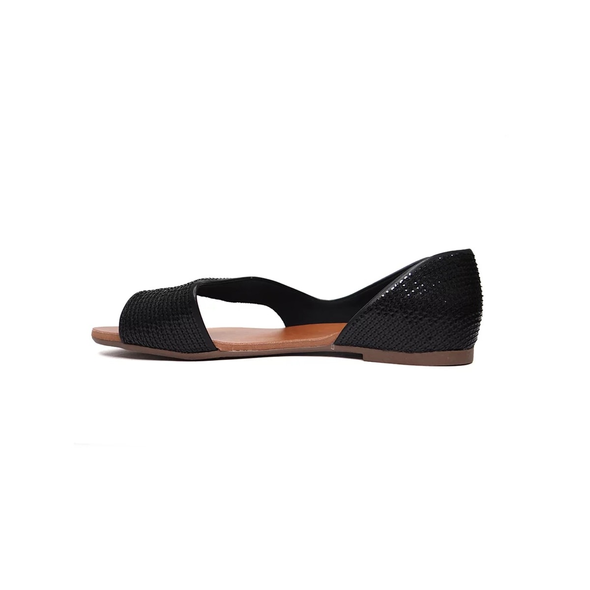 Sandália Valentina Rasteira 272175 Preto Sandália Valentina Rasteira 272175 Preto