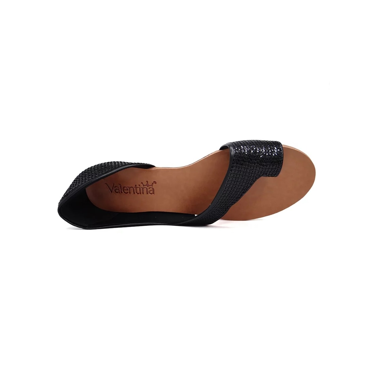 Sandália Valentina Rasteira 272175 Preto Sandália Valentina Rasteira 272175 Preto