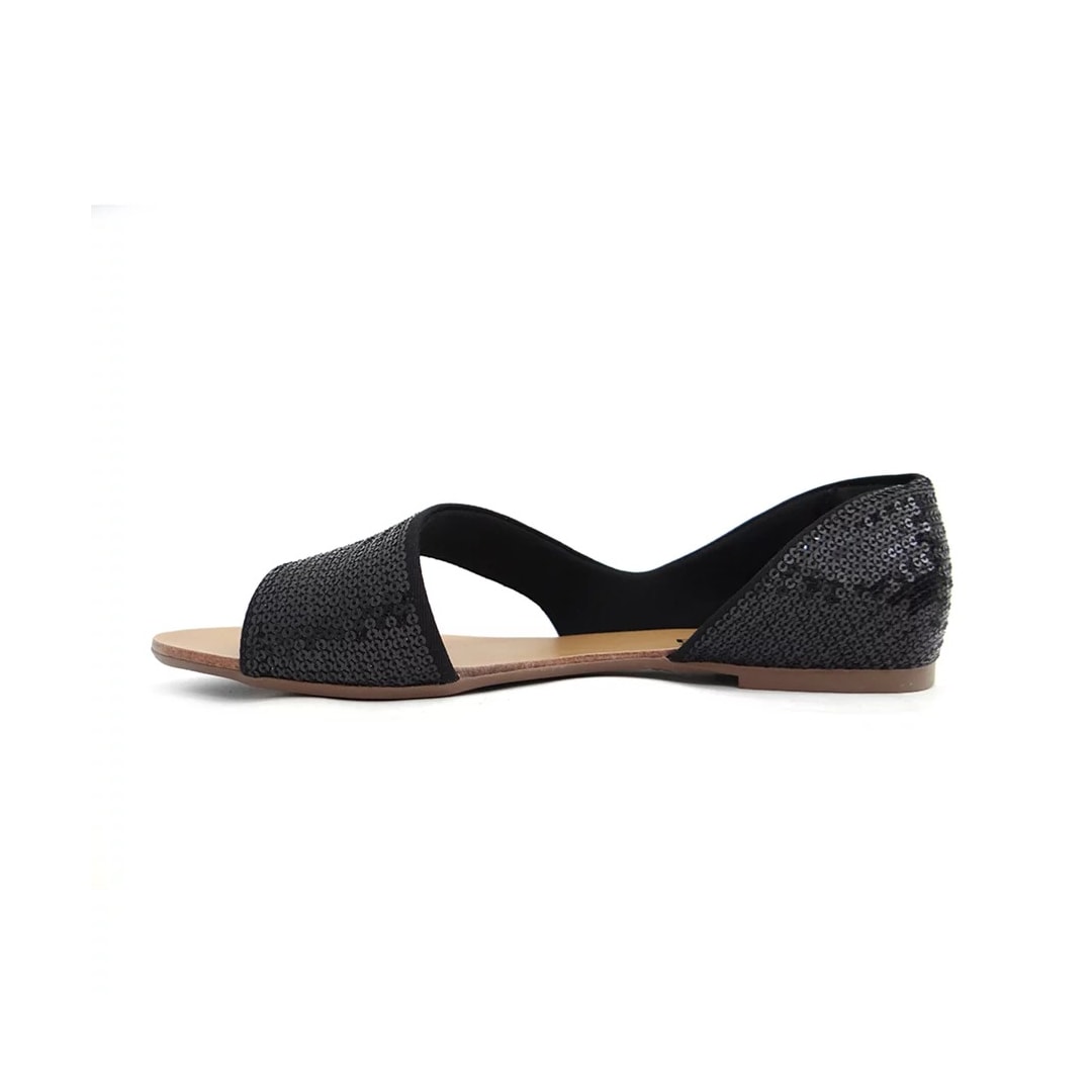 Sandália Valentina Rasteira Feminina 271221 Preto Sandália Valentina Rasteira Feminina 271221 Preto