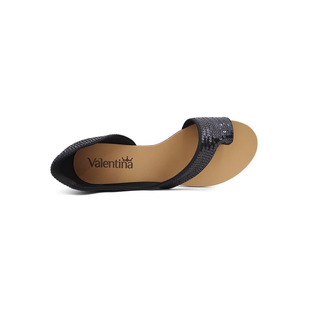 Sandália Valentina Rasteira Feminina 271221 Preto Sandália Valentina Rasteira Feminina 271221 Preto