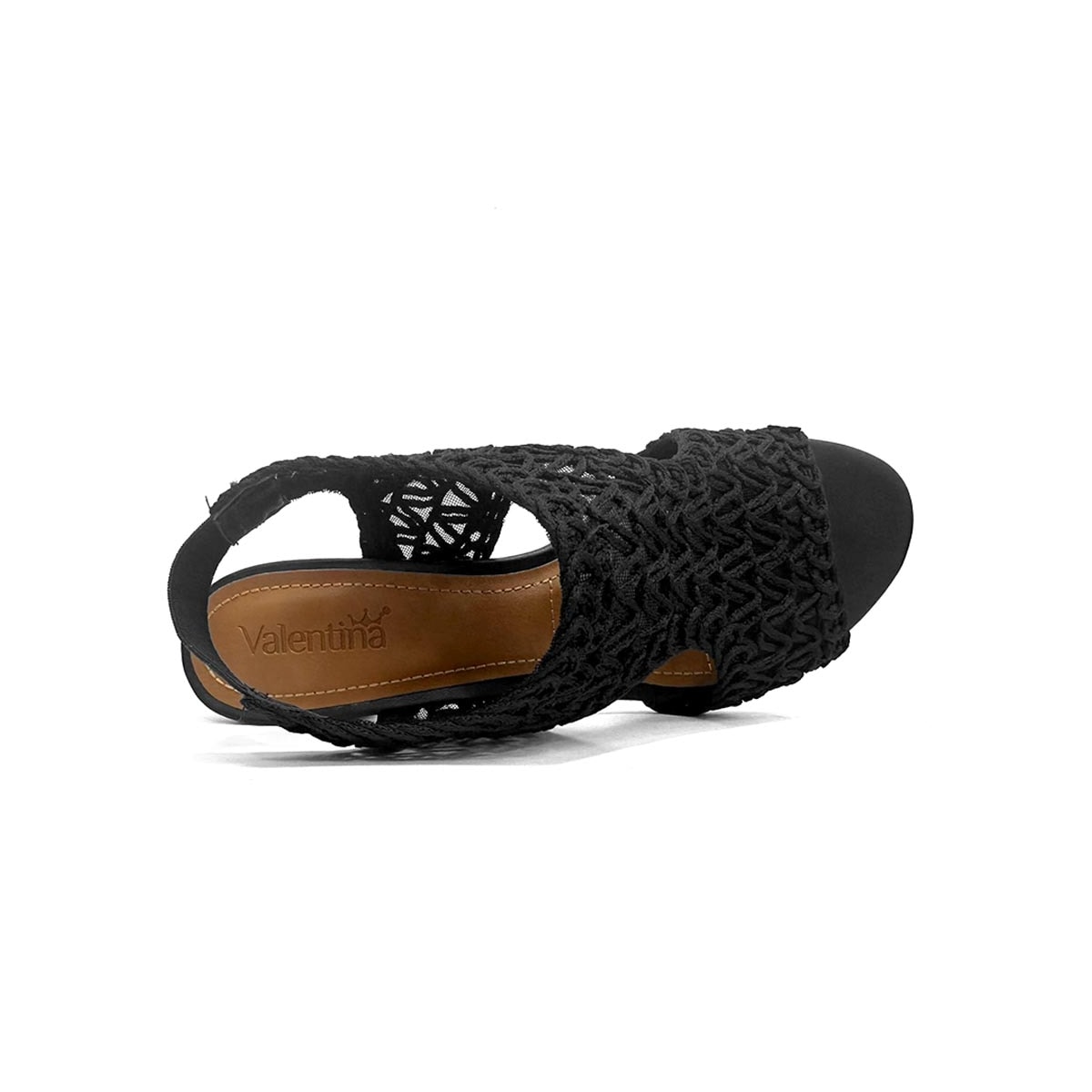 Sandália Valentina Salto Bloco 453082-1 Preto