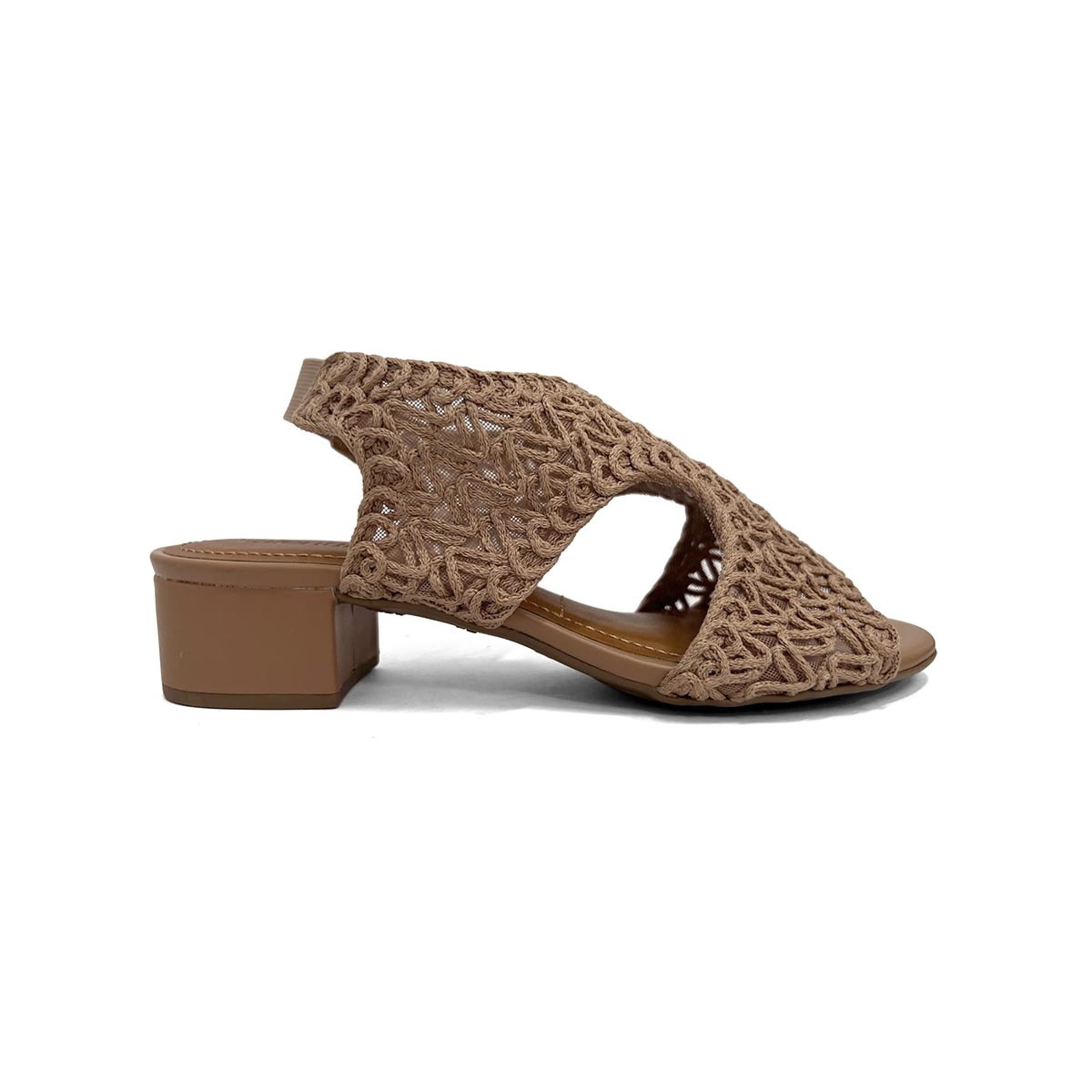 Sandália Valentina Salto Bloco 453082 Pele Sandália Valentina Salto Bloco 453082 Pele