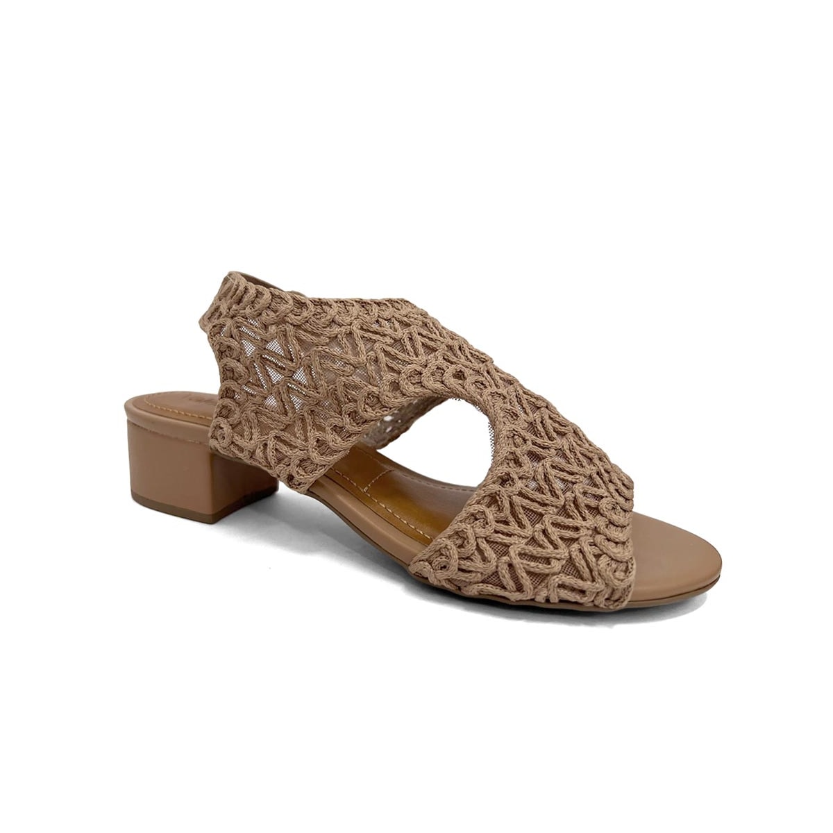 Sandália Valentina Salto Bloco 453082 Pele Sandália Valentina Salto Bloco 453082 Pele