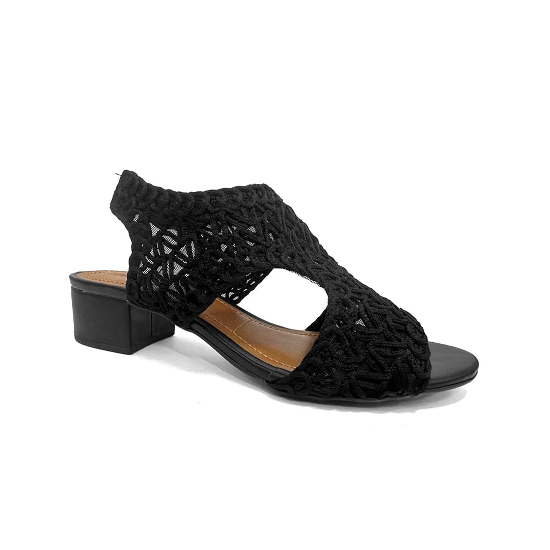 Sandália Valentina Salto Bloco 453082 Preto