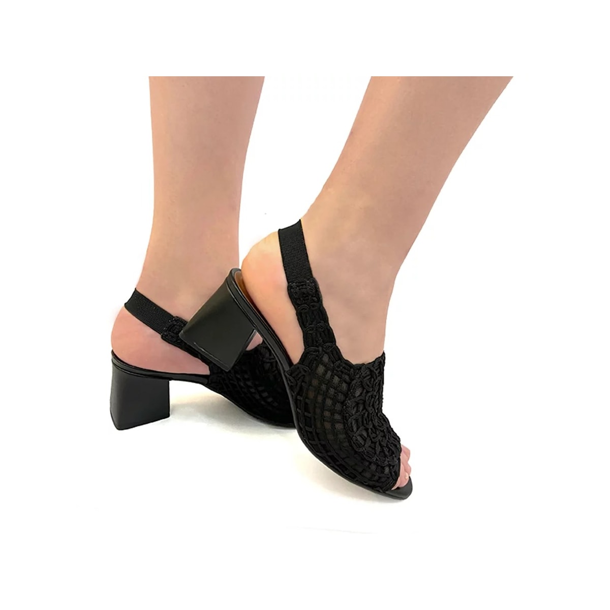 Sandália Valentina Salto Bloco 457010 Preto Sandália Valentina Salto Bloco 457010 Preto