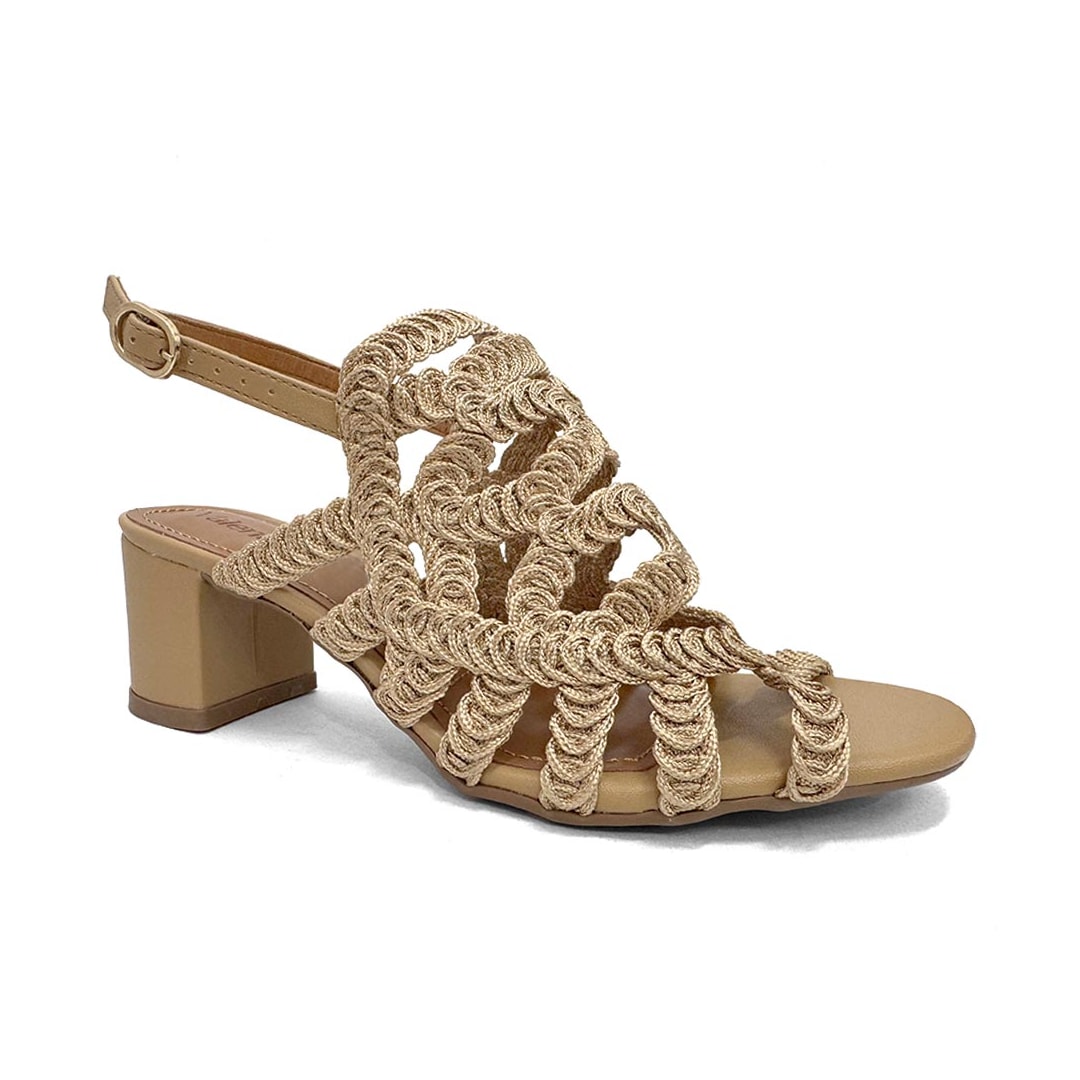 Sandália Valentina Salto Bloco 457036 Pecan Sandália Valentina Salto Bloco 457036 Pecan