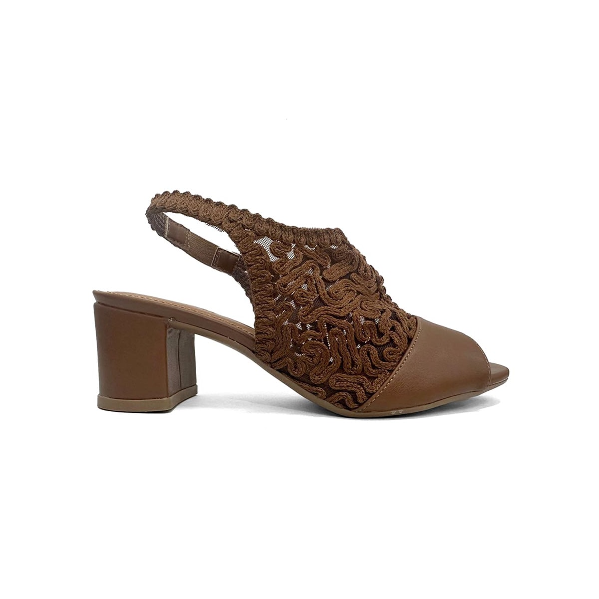 Sandália Valentina Salto Bloco 457052 Nogueira Sandália Valentina Salto Bloco 457052 Nogueira