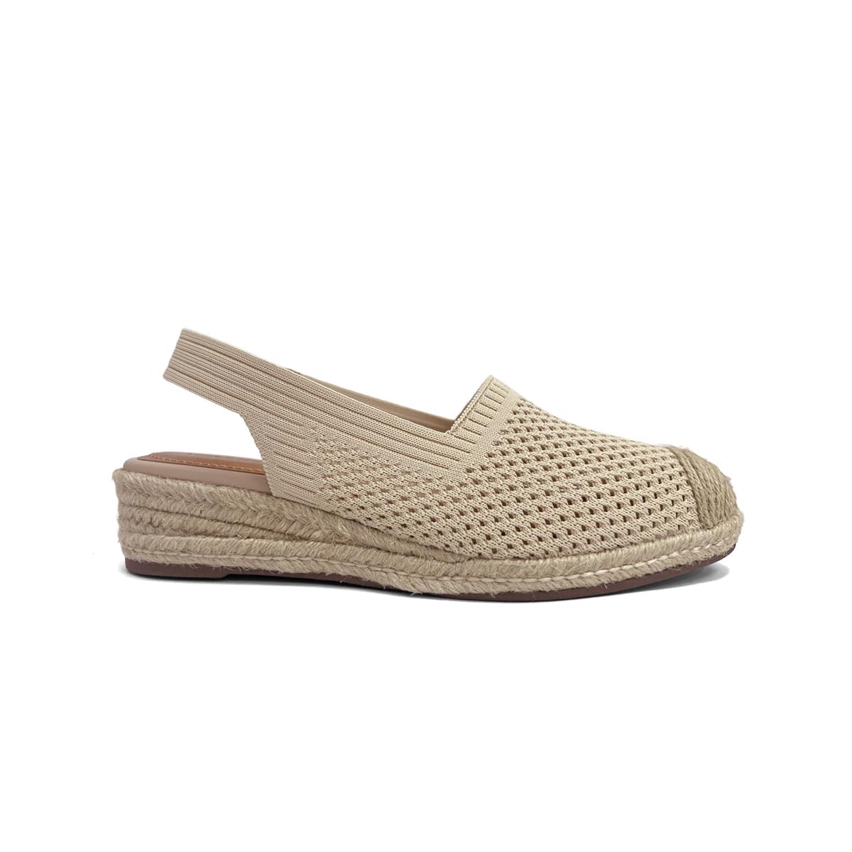 Sandália Valentina Slingback Flatform 509057 Manteiga Sandália Valentina Slingback Flatform 509057 Manteiga