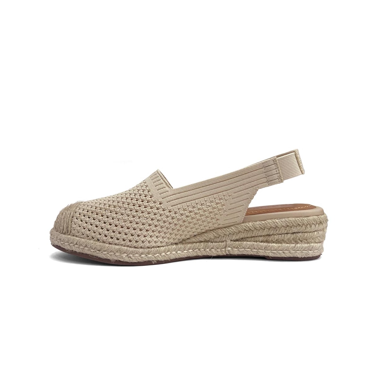 Sandália Valentina Slingback Flatform 509057 Manteiga Sandália Valentina Slingback Flatform 509057 Manteiga