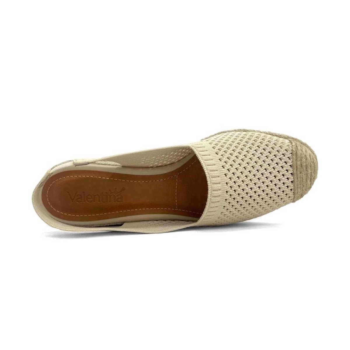 Sandália Valentina Slingback Flatform 509057 Manteiga Sandália Valentina Slingback Flatform 509057 Manteiga