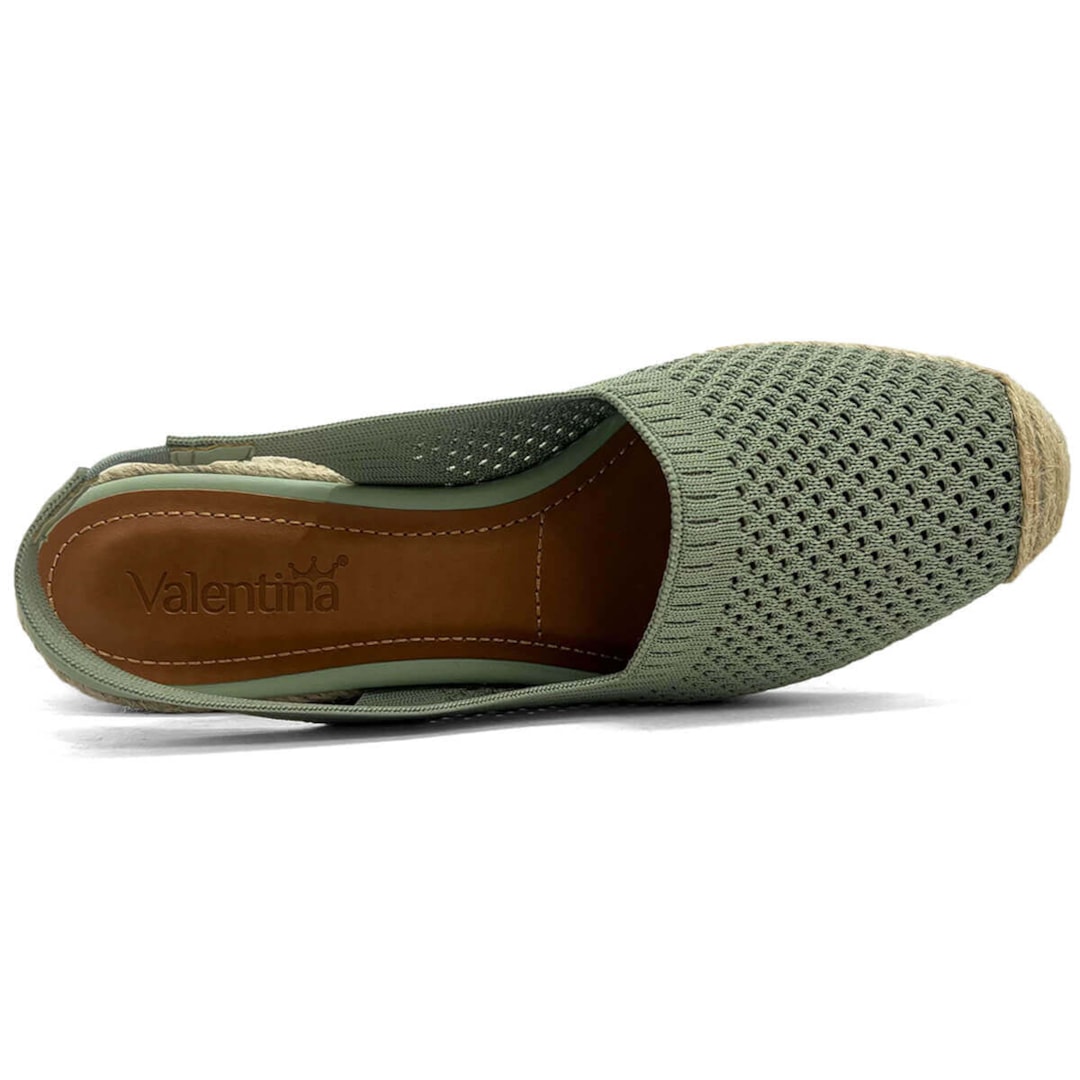 Sandália Valentina Slingback Flatform 509057 Oliva Sandália Valentina Slingback Flatform 509057 Oliva