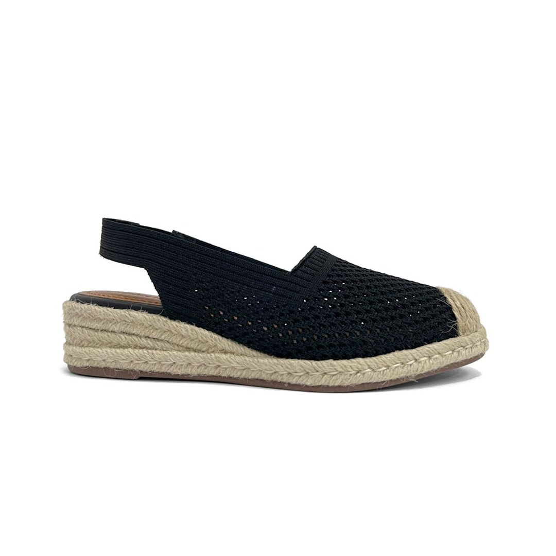 Sandália Valentina Slingback Flatform 509057 Preto Sandália Valentina Slingback Flatform 509057 Preto
