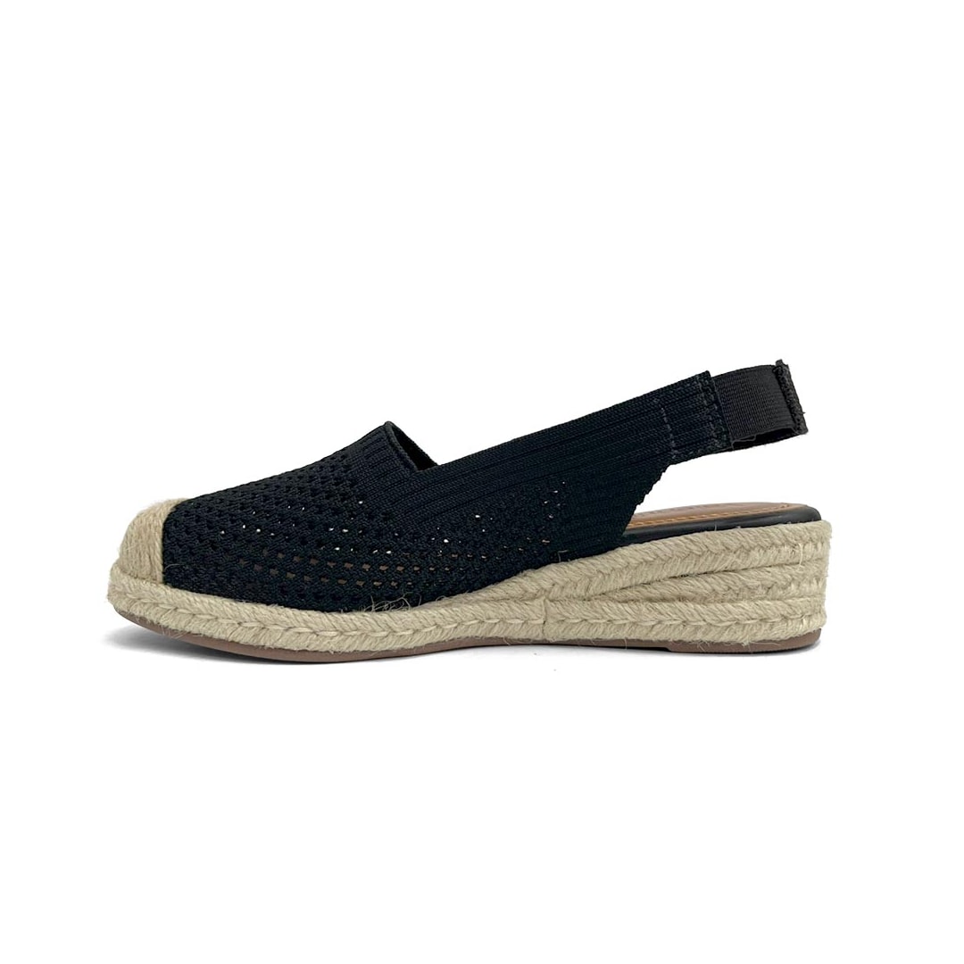 Sandália Valentina Slingback Flatform 509057 Preto