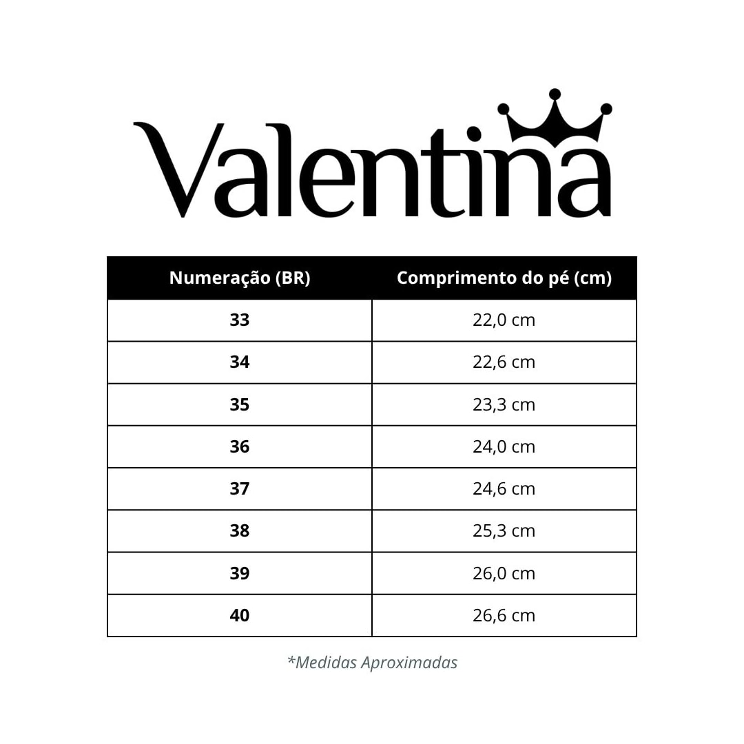 Sandália Valentina Slingback Flatform 509057 Preto
