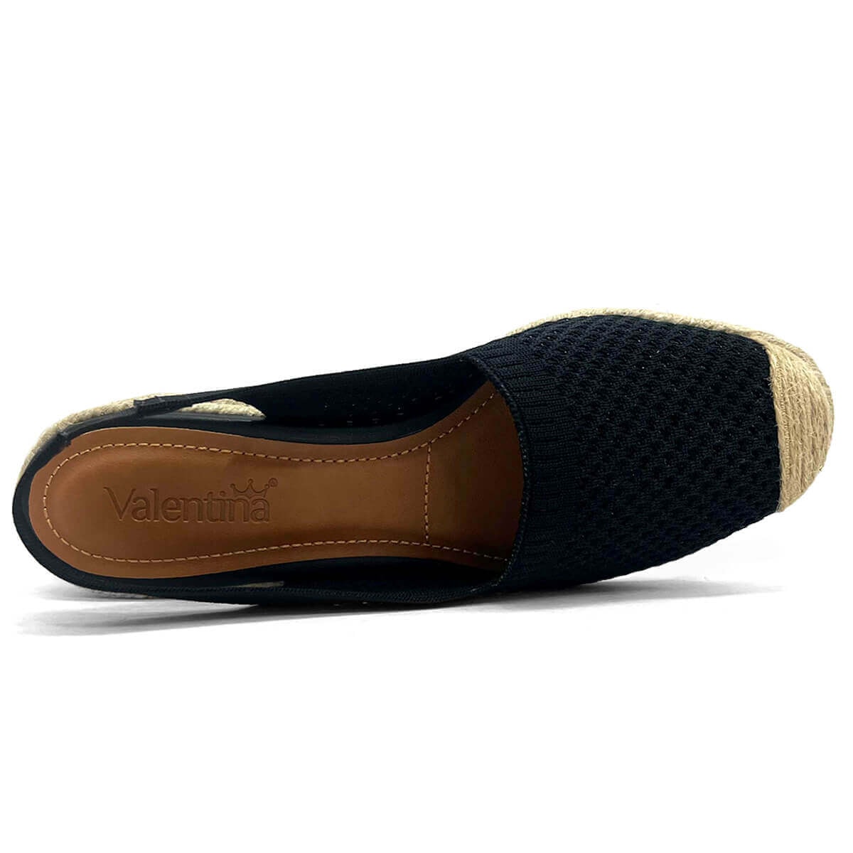 Sandália Valentina Slingback Flatform 509057 Preto Sandália Valentina Slingback Flatform 509057 Preto