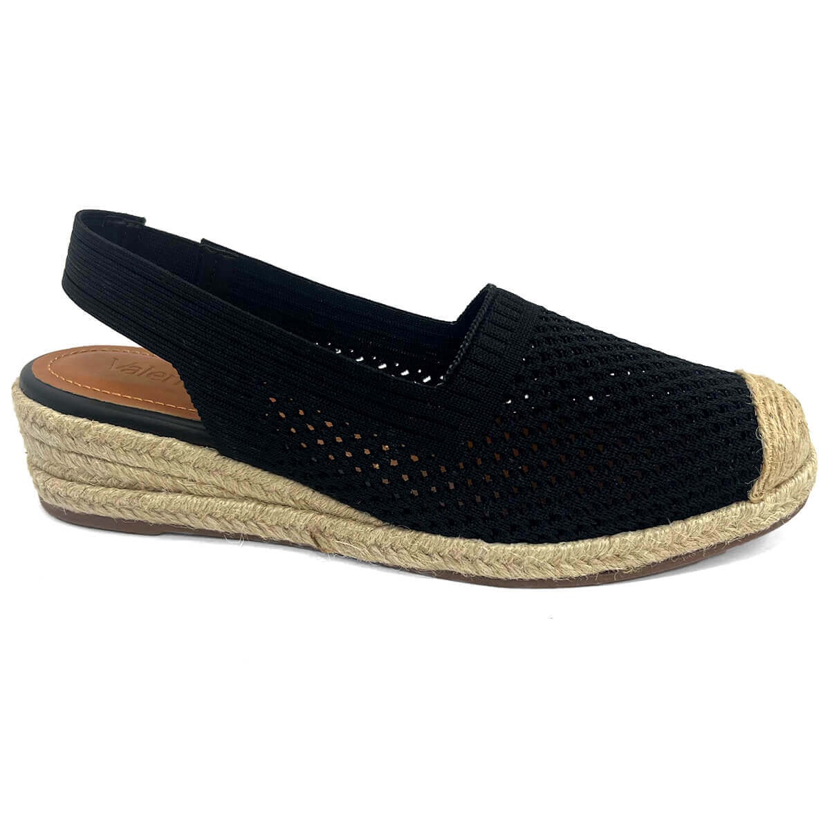 Sandália Valentina Slingback Flatform 509057 Preto Sandália Valentina Slingback Flatform 509057 Preto