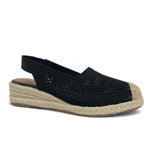 Sandália Valentina Slingback Flatform 509057 Preto