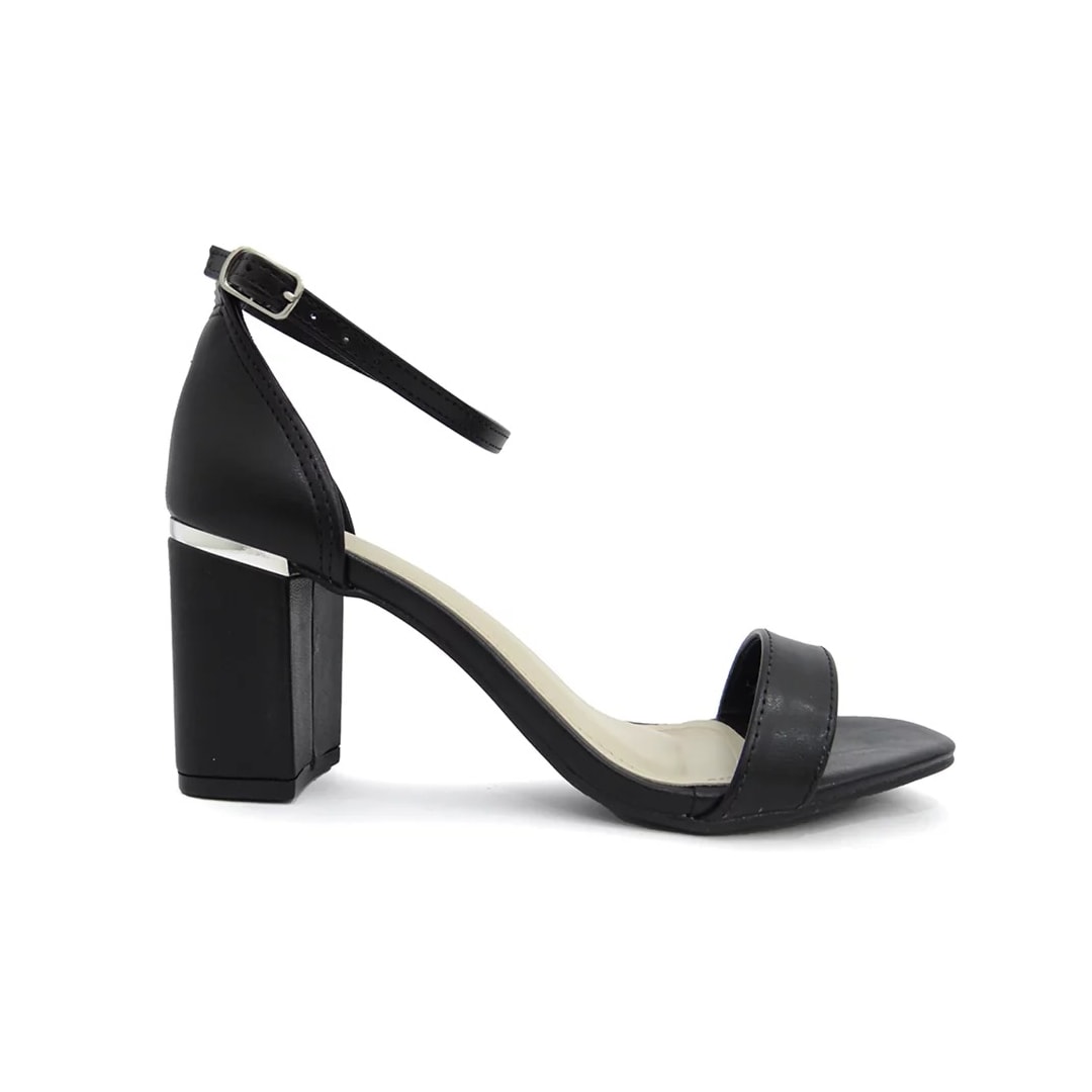 Sandália Via Marte Feminino Salto 21-15902 Preto