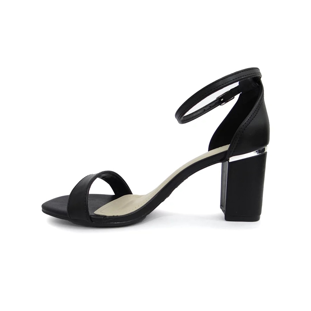 Sandália Via Marte Feminino Salto 21-15902 Preto