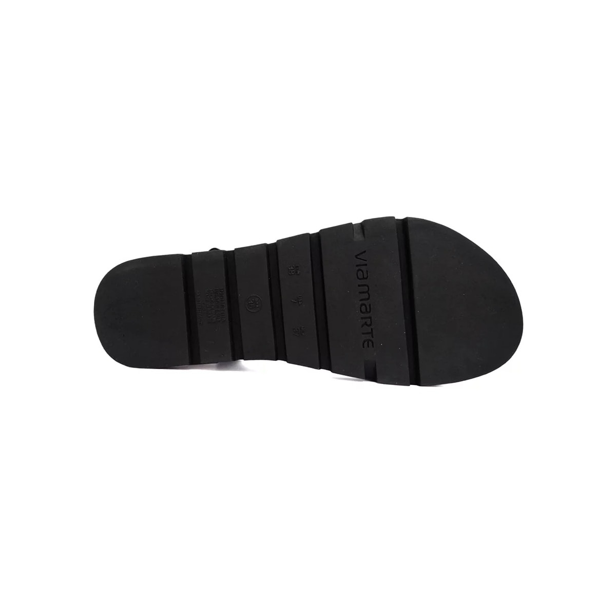 Sandália Via Marte Papete Amarração 23-16006 Preto Sandália Via Marte Papete Amarração 23-16006 Preto