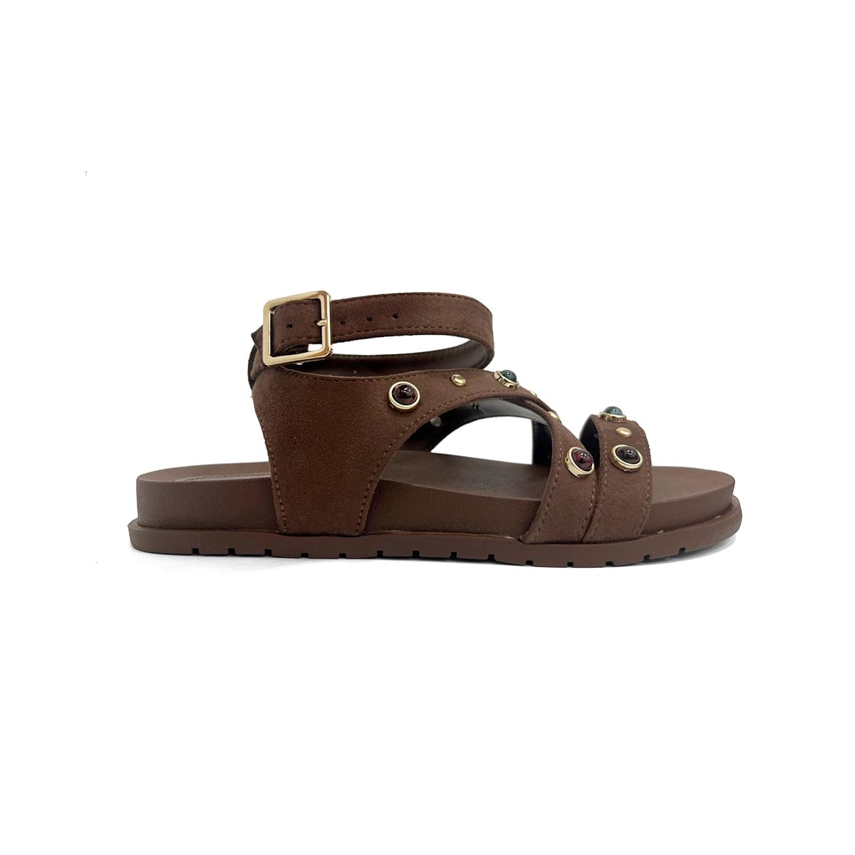 Sandália Via Marte Papete Birken 174-016-01 Dark Brown Sandália Via Marte Papete Birken 174-016-01 Dark Brown