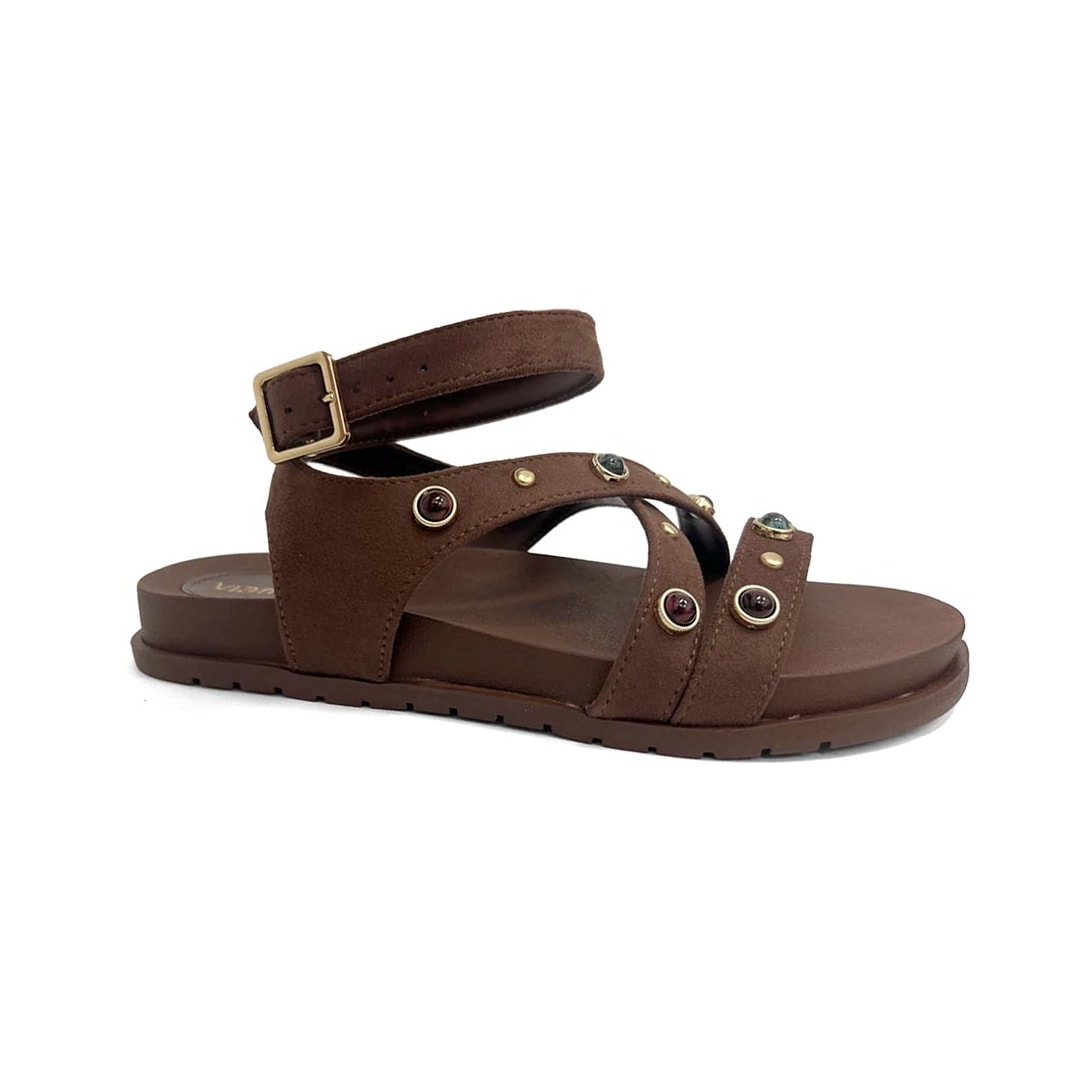 Sandália Via Marte Papete Birken 174-016-01 Dark Brown Sandália Via Marte Papete Birken 174-016-01 Dark Brown
