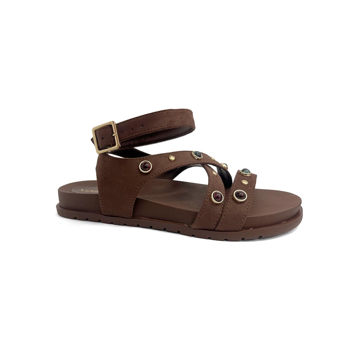Sandália Via Marte Papete Birken 174-016-01 Dark Brown Sandália Via Marte Papete Birken 174-016-01 Dark Brown
