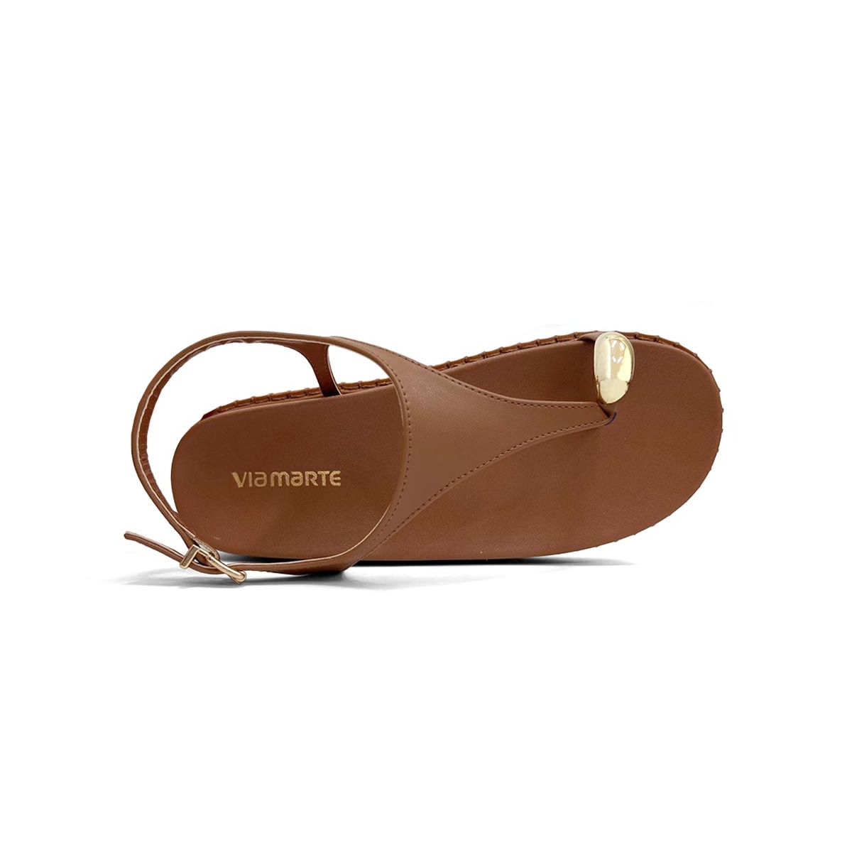 Sandália Via Marte Papete Birken 315-001-01 Ganache