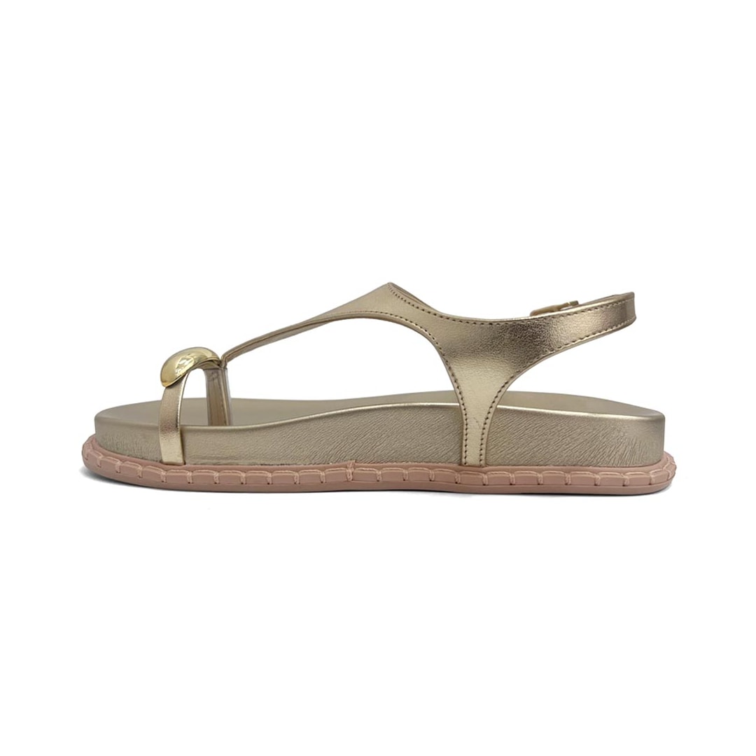 Sandália Via Marte Papete Birken 315-001-01 Gold Sandália Via Marte Papete Birken 315-001-01 Gold