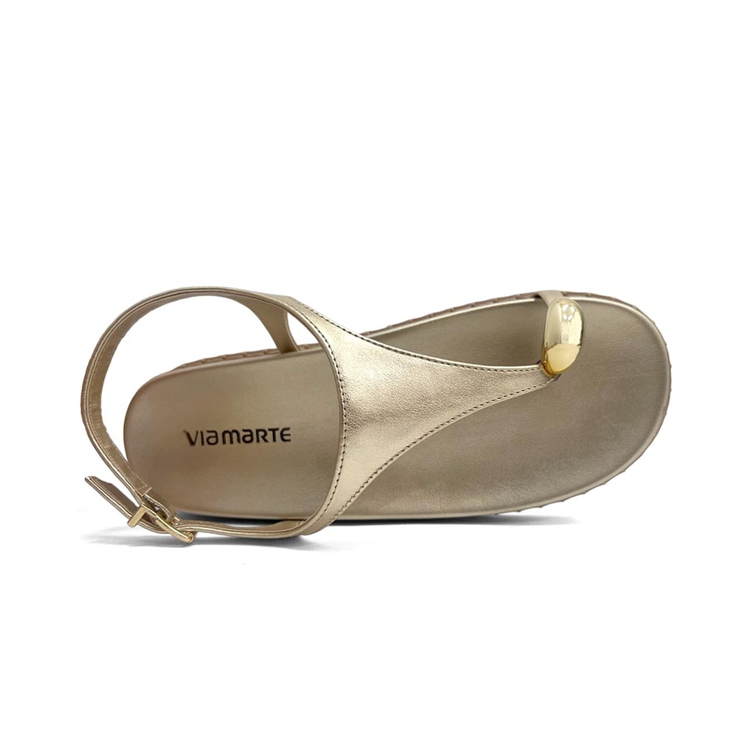 Sandália Via Marte Papete Birken 315-001-01 Gold Sandália Via Marte Papete Birken 315-001-01 Gold