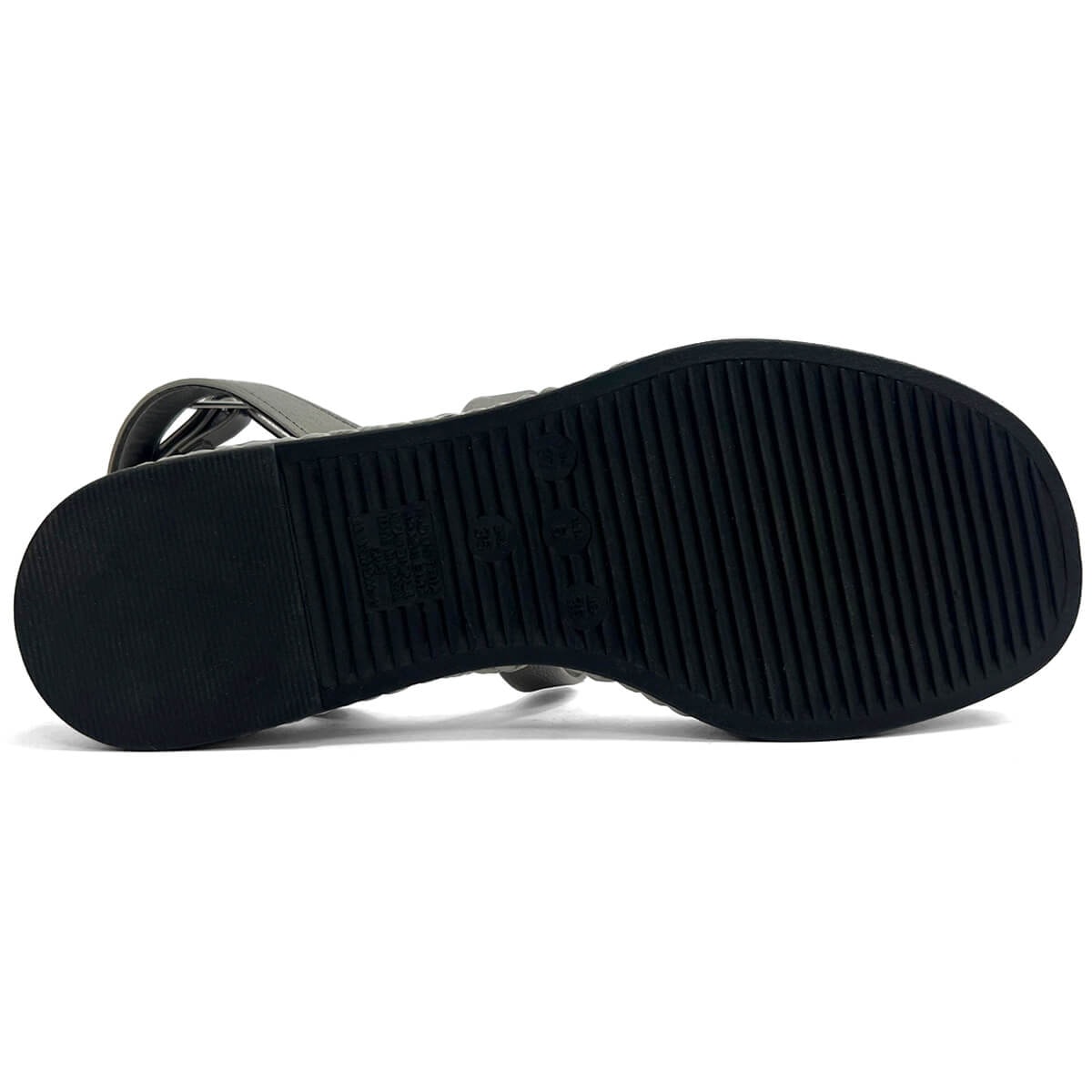 Sandália Via Marte Papete Flatform 118-001-01 Pewter
