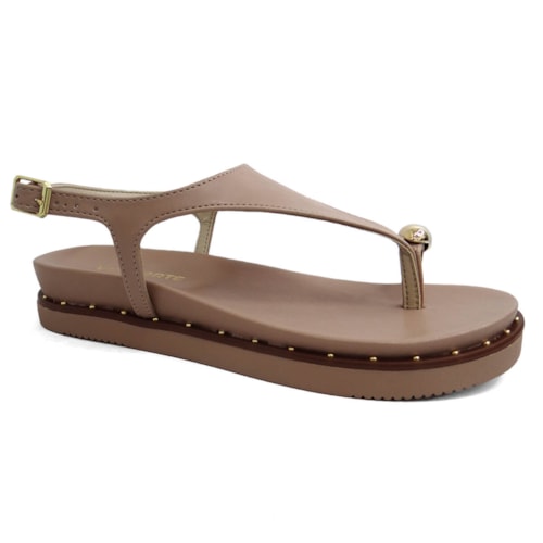 Sandalia Via Marte Papete Flatform 169-001-01 Frapuccino