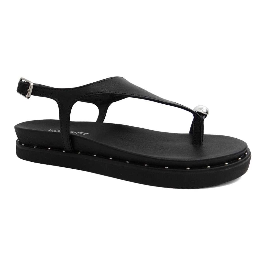 Sandália Via Marte Papete Flatform 169-001-01 Preto Sandália Via Marte Papete Flatform 169-001-01 Preto