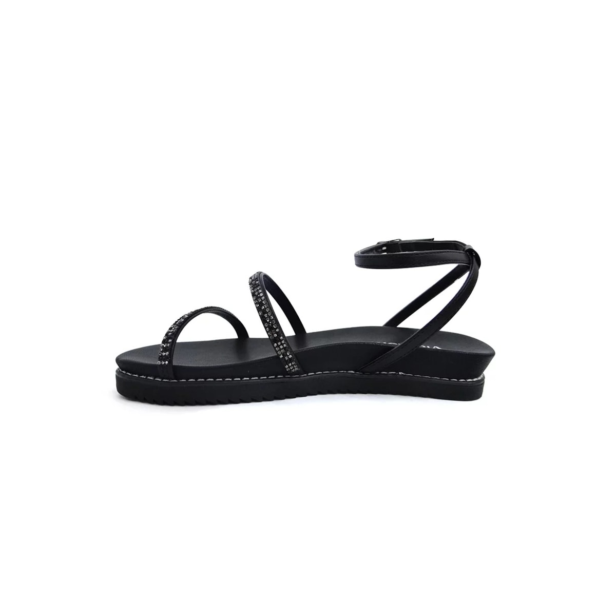 Sandália Via Marte Papete Flatform 23-10701 Preto Sandália Via Marte Papete Flatform 23-10701 Preto