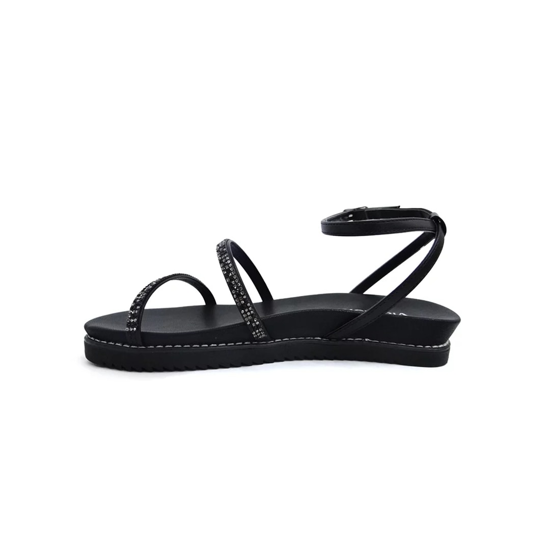 Sandália Via Marte Papete Flatform 23-10701 Preto Sandália Via Marte Papete Flatform 23-10701 Preto