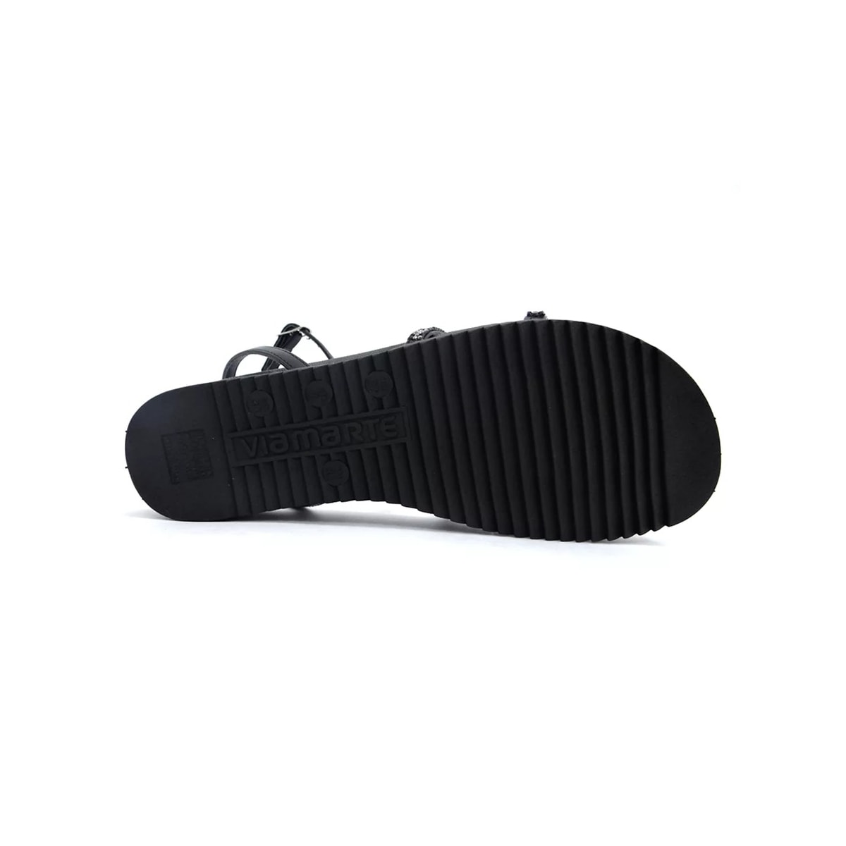 Sandália Via Marte Papete Flatform 23-10701 Preto Sandália Via Marte Papete Flatform 23-10701 Preto