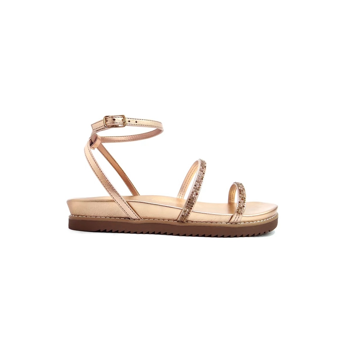 Sandália Via Marte Papete Flatform 23-10701 Rouge Sandália Via Marte Papete Flatform 23-10701 Rouge