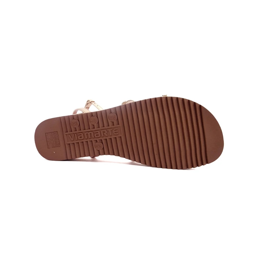 Sandália Via Marte Papete Flatform 23-10701 Rouge